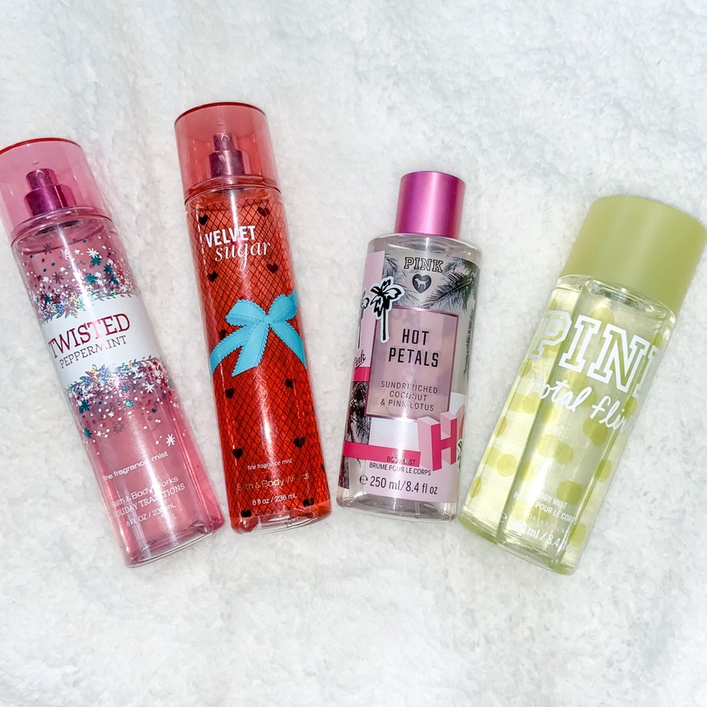 Set of 4 Body Sprays